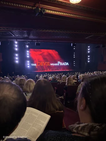 Dominion Theatre Stalls Y40 view from seat photo