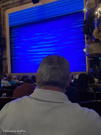 Novello Theatre Stalls N3 view from seat photo