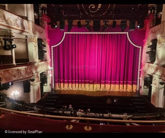 Garrick Theatre Dress Circle B14 view from seat photo