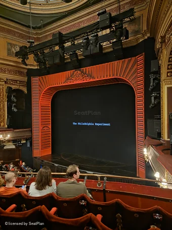 Phoenix Theatre Dress Circle D1 view from seat photo
