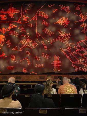 Lyceum Theatre Stalls F22 view from seat photo