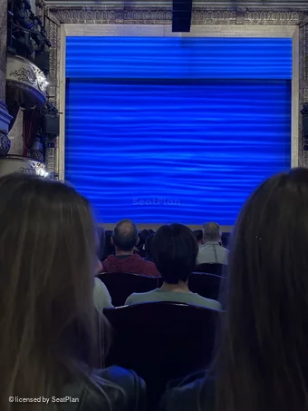 Novello Theatre Stalls O16 view from seat photo