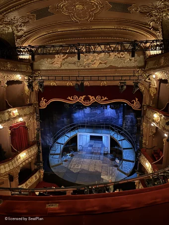 Apollo Theatre Grand Circle C10 view from seat photo
