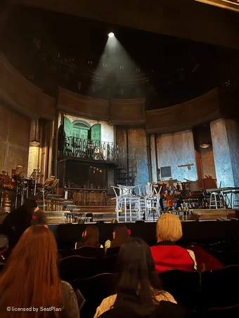 Lyric Theatre Stalls G18 view from seat photo