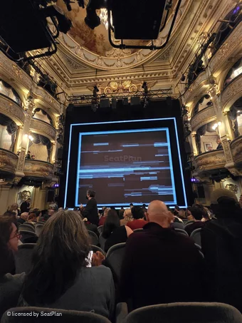 Wyndham's Theatre Stalls K14 view from seat photo
