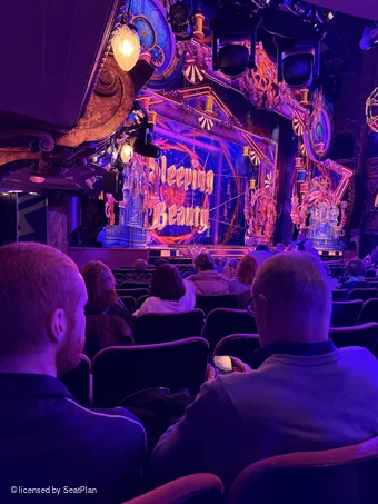 London Palladium Stalls L46 view from seat photo