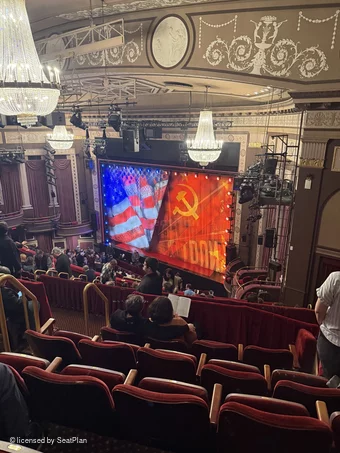 Imperial Theatre Rear Mezzanine E506 view from seat photo