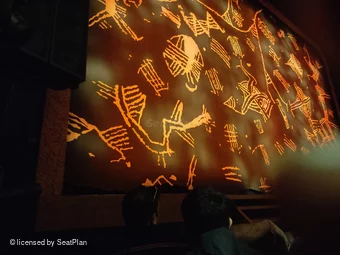 Minskoff Theatre Orchestra C9 view from seat photo