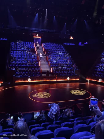 Troubadour Canary Wharf Theatre District 6 G73 view from seat photo