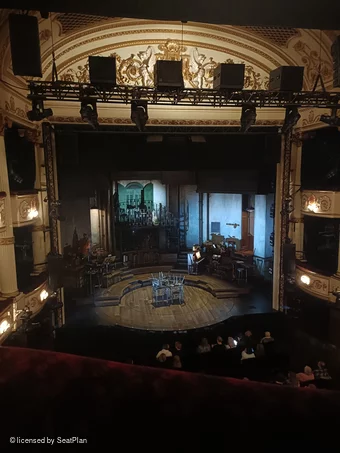 Lyric Theatre Grand Circle A28 view from seat photo