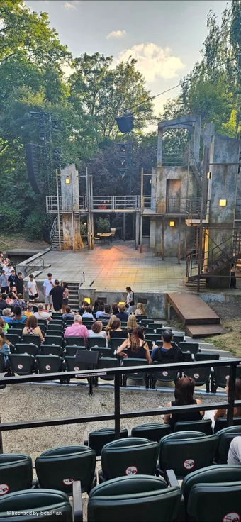 Regent's Park Open Air Theatre Upper Left N7 view from seat photo