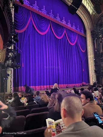 Lyceum Theatre Orchestra J13 view from seat photo