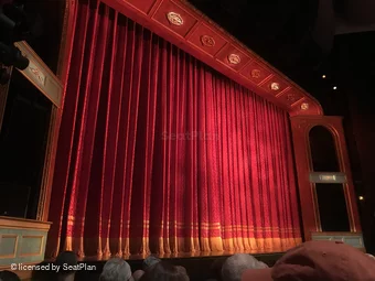 Marquis Theatre Orchestra F13 view from seat photo