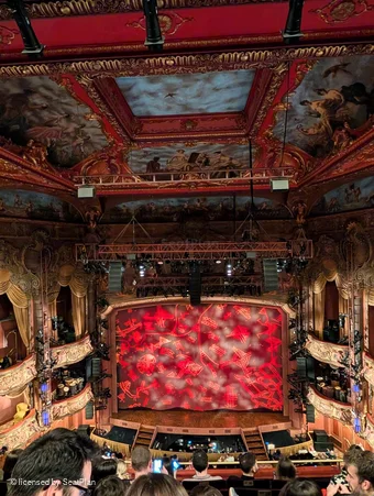 Lyceum Theatre Grand Circle E22 view from seat photo