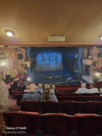 Gielgud Theatre Dress Circle J25 view from seat photo