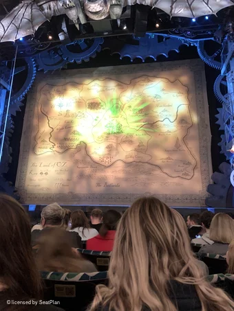 Apollo Victoria Theatre Stalls F20 view from seat photo