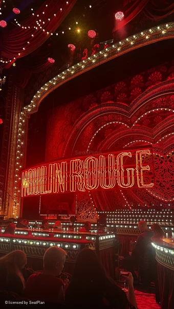 Piccadilly Theatre Stalls G12 view from seat photo