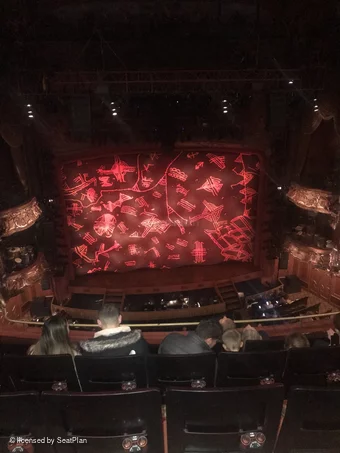 Lyceum Theatre Grand Circle E30 view from seat photo