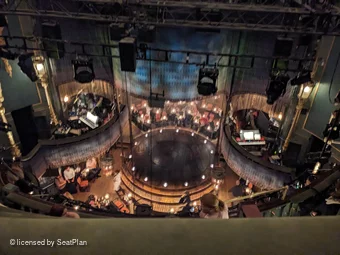 Playhouse Theatre Upper Circle D8 view from seat photo