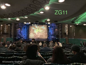Apollo Victoria Theatre Stalls ZG11 view from seat photo