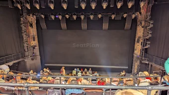 Studio 54 Theatre Mezzanine FF204 view from seat photo