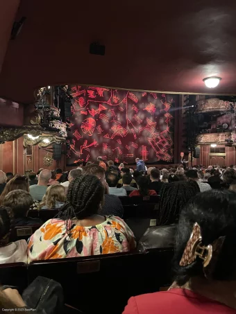 Lyceum Theatre Stalls X46 view from seat photo