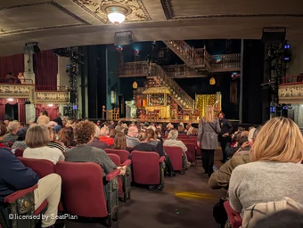 Broadhurst Theatre Orchestra P2 view from seat photo