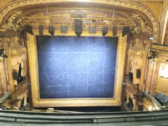 Theatre Royal Haymarket Upper Circle B16 view from seat photo