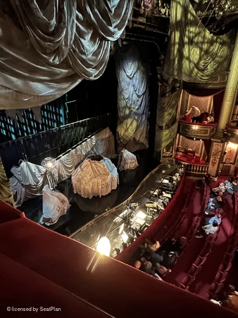 His Majesty's Theatre Grand Circle A37 view from seat photo