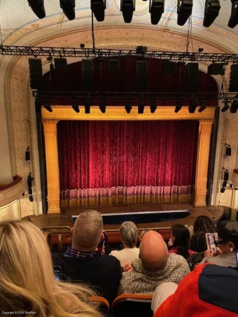 Majestic Theatre Front Mezzanine E101 view from seat photo