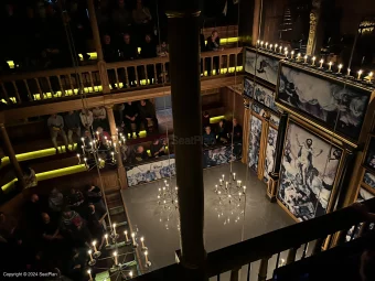 Sam Wanamaker Playhouse Playhouse Upper Gallery C1 view from seat photo