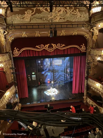 Apollo Theatre Grand Circle A14 view from seat photo