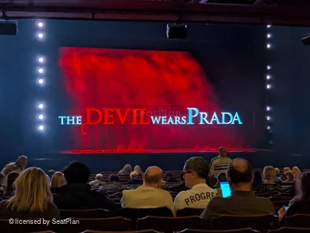 Dominion Theatre Stalls Z37 view from seat photo