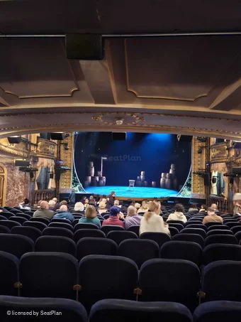 Theatre Royal Haymarket Stalls V8 view from seat photo
