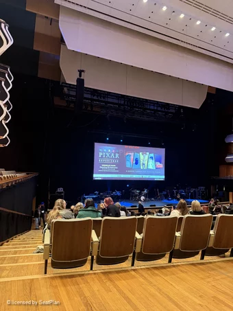 Royal Festival Hall Rear Stalls AA39 view from seat photo