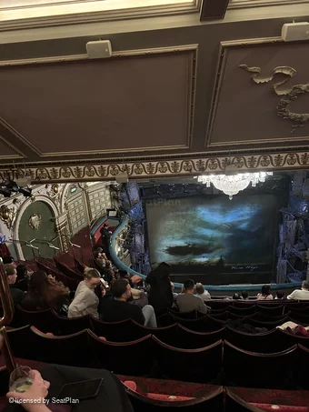 Sondheim Theatre Grand Circle M19 view from seat photo