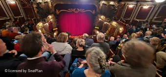 Apollo Theatre Grand Circle F14 view from seat photo