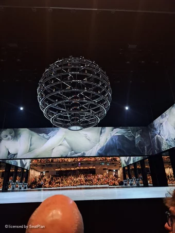 National Theatre - Lyttelton Stalls B17 view from seat photo