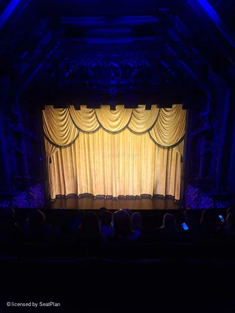 Trafalgar Theatre Dress Circle F13 view from seat photo