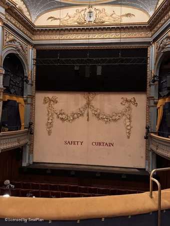 Harold Pinter Theatre Dress Circle B8 view from seat photo