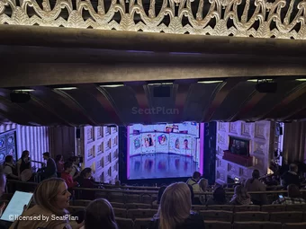 Savoy Theatre Dress Circle M19 view from seat photo