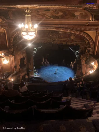 Theatre Royal Haymarket Upper Circle G3 view from seat photo