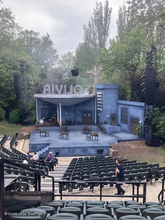 Regent's Park Open Air Theatre Upper Left Q20 view from seat photo