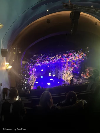 Cambridge Theatre Upper Circle K40 view from seat photo