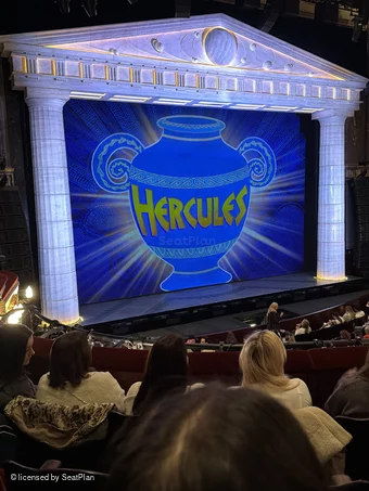 Theatre Royal Drury Lane Royal Circle D43 view from seat photo