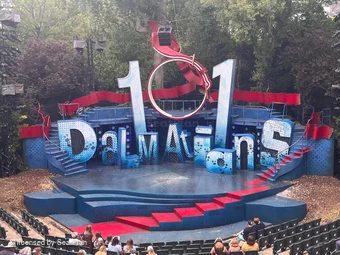 Regent's Park Open Air Theatre Upper Centre R43 view from seat photo