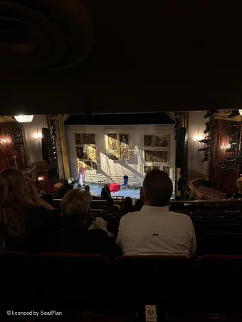St James Theatre Mezzanine R20 view from seat photo