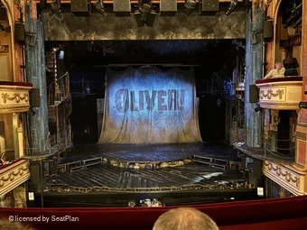 Gielgud Theatre Dress Circle C16 view from seat photo