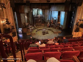 Walter Kerr Theatre Mezzanine G114 view from seat photo