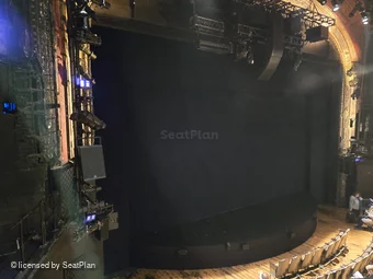 Studio 54 Theatre Front Mezzanine BB11 view from seat photo